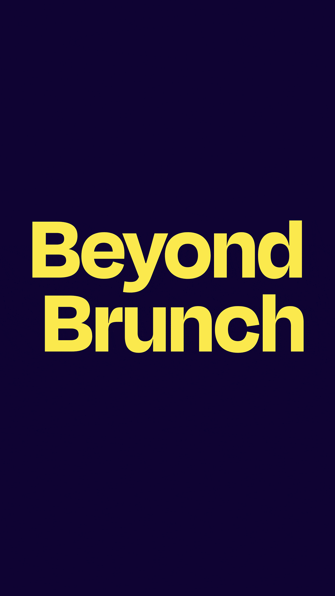 Beyond Brunch Mobile Banner